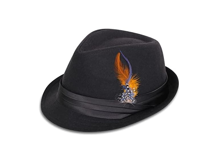 Simplicity Men (OS) Lightweight Fedora Trilby Hat - Image 1