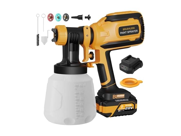 Cordless Paint Sprayer Brushless Motor - Image 1