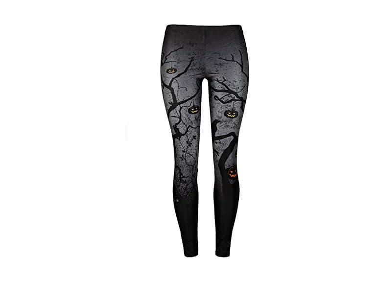Gludear Women (Large-X-Large) Halloween High Pants - Image 1