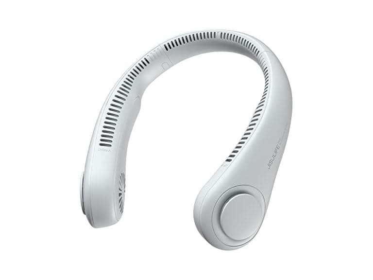 JISULIFE Portable Neck Fan, 5 Speeds, 4000 mAh - Image 1