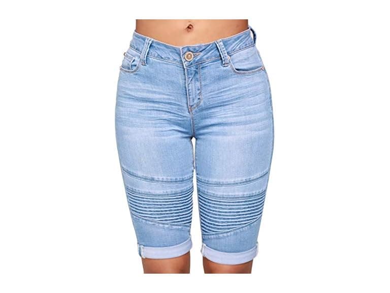 Chouyatou Women (XL) Moto Stretchy High Shorts - Image 1
