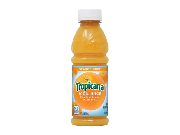 Tropicana 100% Orange Juice, 10 oz. - Image 1