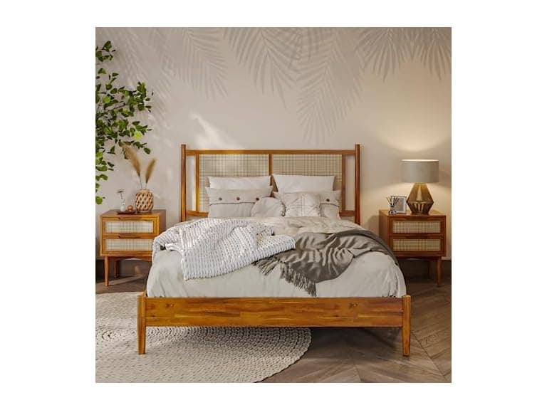 Bme Oliver Headboard Queen Size Bed Frame - 15" Signature - Image 1