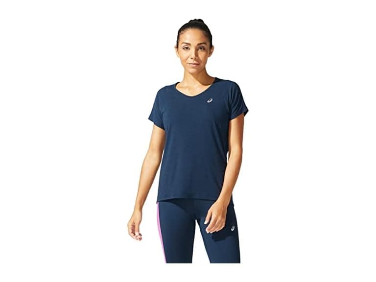 Asics Women (L) V-neck Short Sleeve Top - Image 1