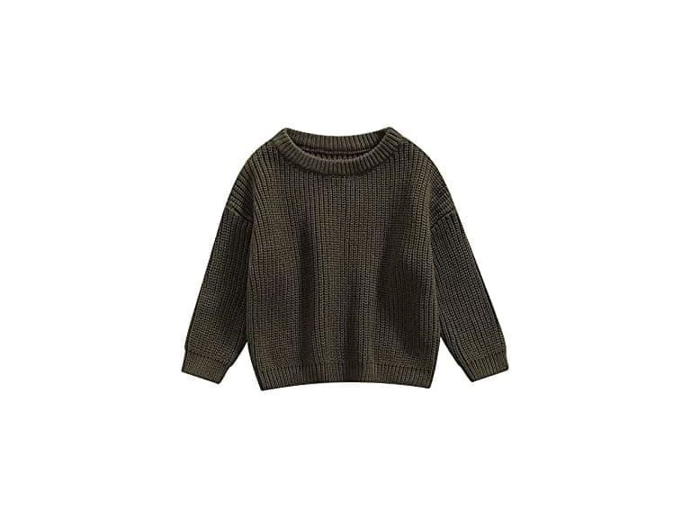 Woshilaocai Girls (18-24 Months) Knit Sweater - Image 1