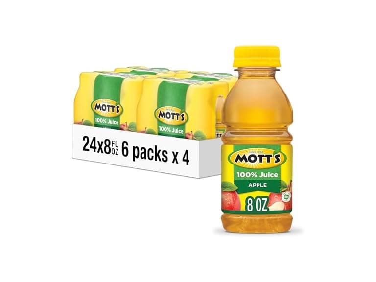 6PK Mott's 100% Original Apple Juice, 8 Fl Oz - Image 1