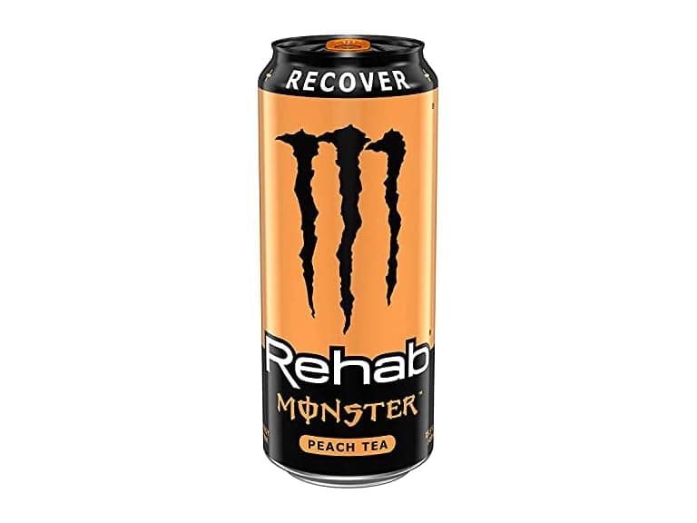 1CT Monster Rehab - Peach Tea + Energy - 15.5oz - Image 1