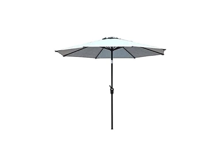 Four Seasons Courtyard 9 Foot Belmont Market Umbrella - Image 1