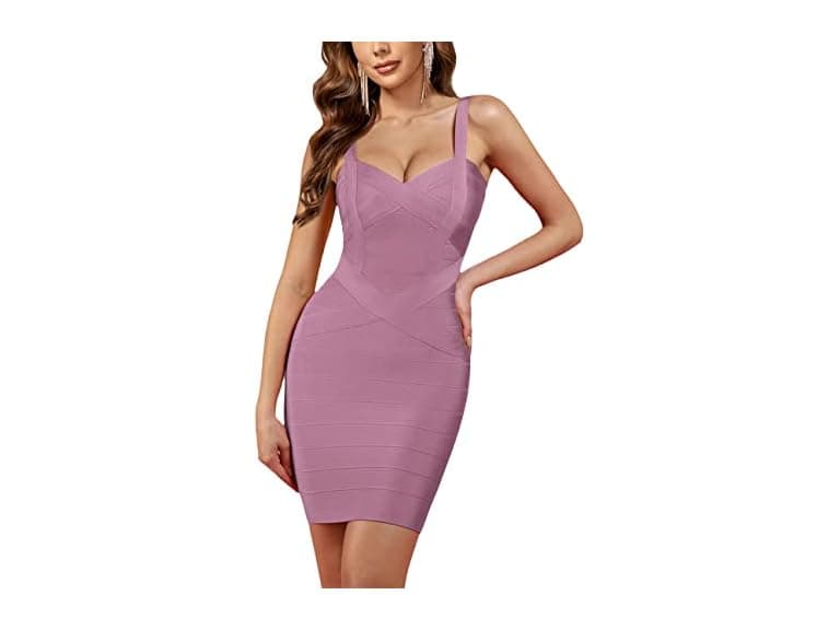 Uonbox Women (M) Rayon Cute Mini Sleeveless Dress - Image 1