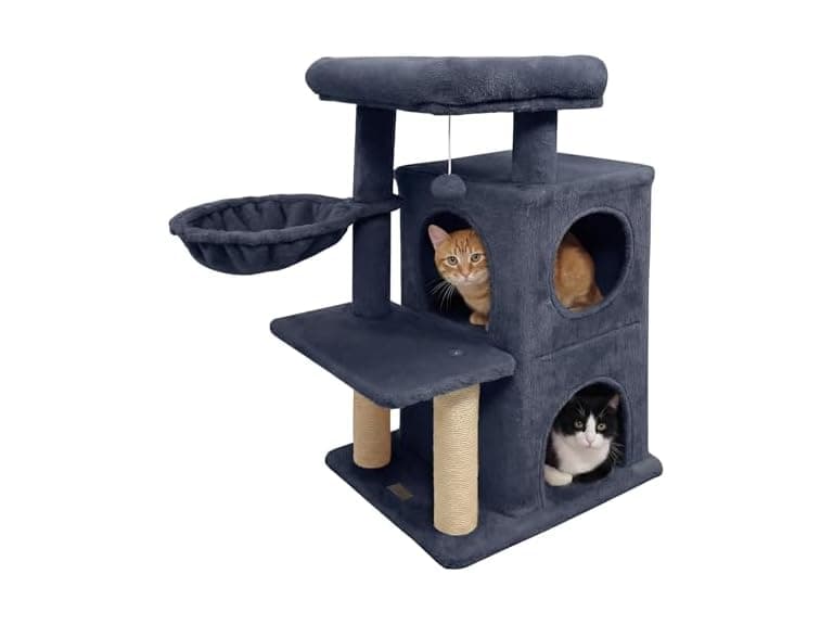 DORTALA Cat Tree for Indoor Cats, 33.5" - Image 1