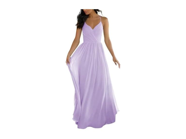 Vkbridal Women (4) Chiffon Bridesmaid Long Wedding - Image 1