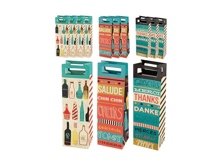 Cakewalk Gracias Wine Gift Bags for Single Bottles - Image 1