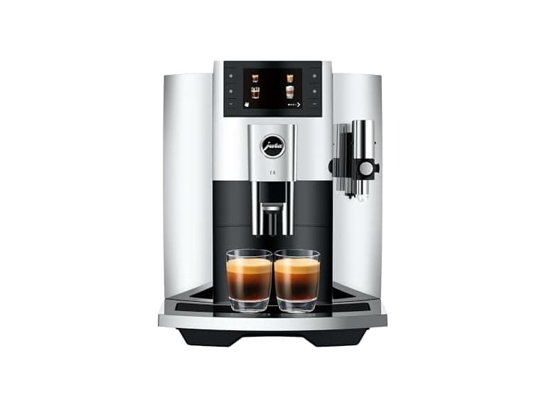 Jura E8 Chrome Automatic Coffee and Espresso Machine - Image 1