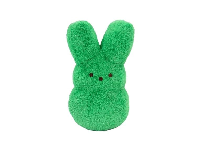 15" Green Shaggy Bunny Peeps Plush - Image 1