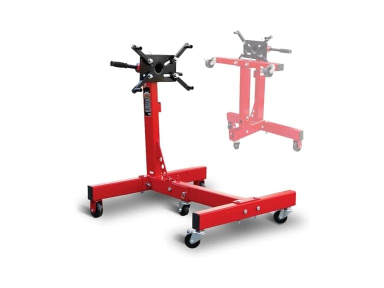 BIG RED BIG RED Steel Rotating Engine Motor Stan - Image 1