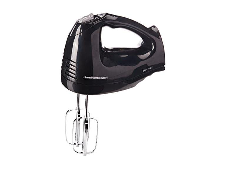 Hamilton Beach Hand Mixer with Snap-on Case, Black - Image 1