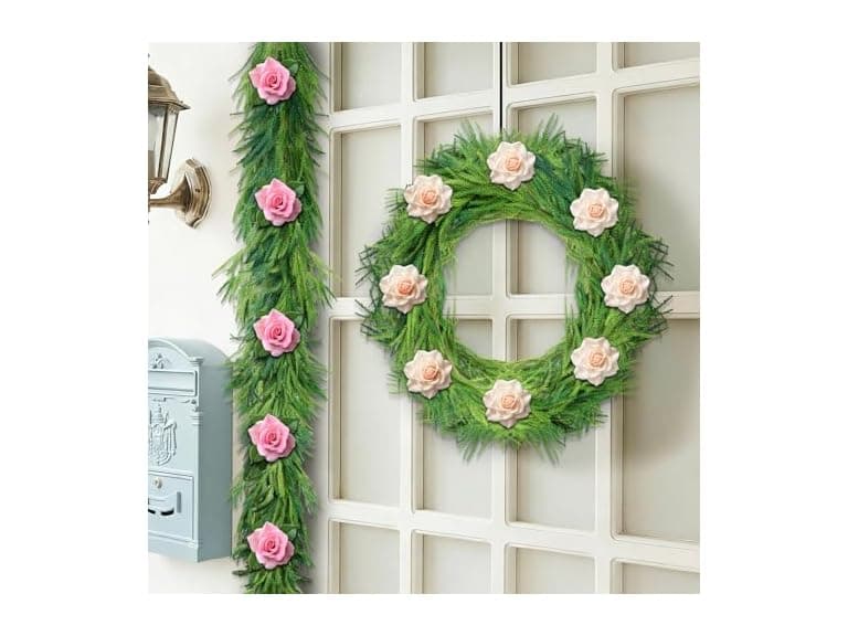 Nazano Real Touch Norfolk Pine Garland - Image 1