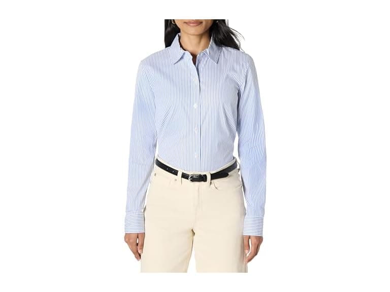Amazon Essentials Women Slim-fit Stretch Shirt - Image 1