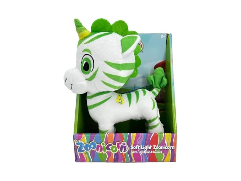 Zoonicorn Green Soft Plush Toy - Image 1