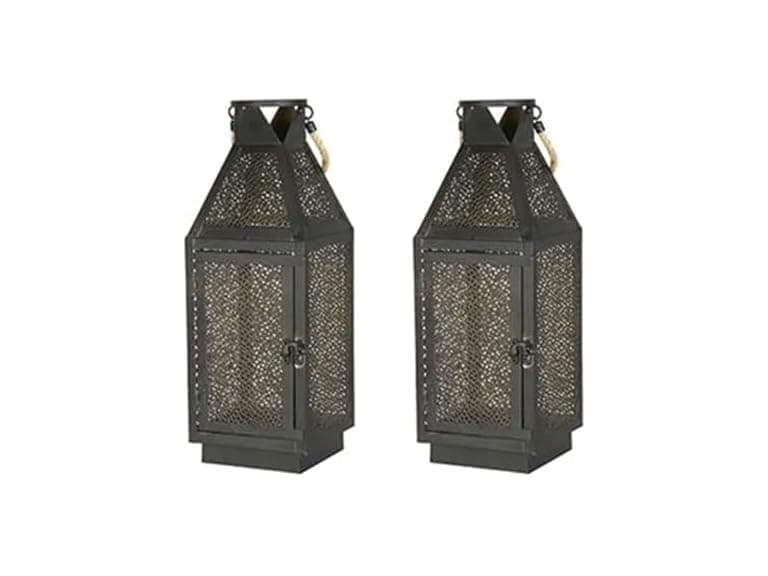 Four Seasons Courtyard Battery Powered LED Lantern - Image 1
