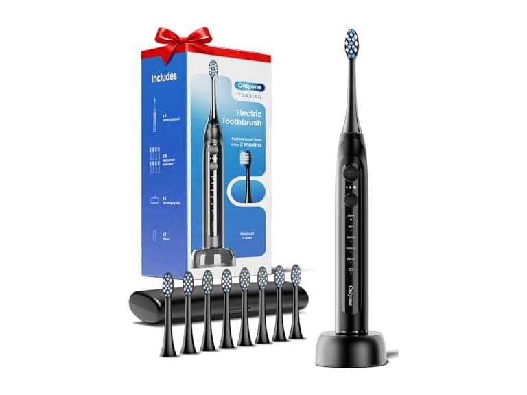 Onlyone Ultrasonic Rechargeable Toothbrush 8 Heads - Image 1