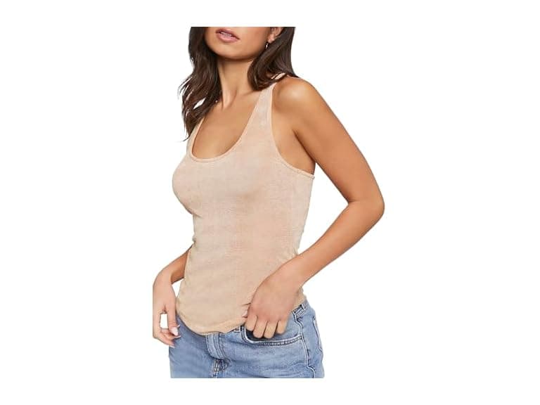 Forever 21 (M) Twisted-Back Tank Safari Top - Image 1