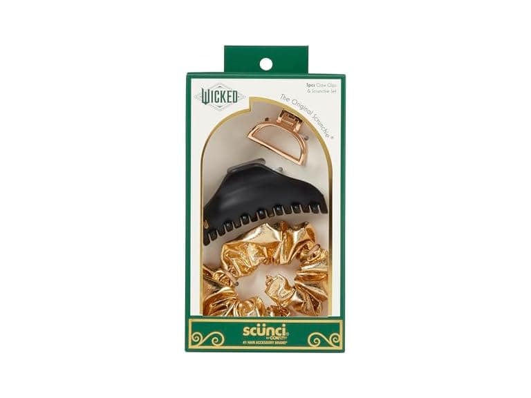 Conair Wicked 3PK Claw Clip & Scrunchie set - Image 1