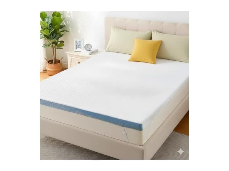 Marsail King Size Memory Foam Mattress Topper - Image 1