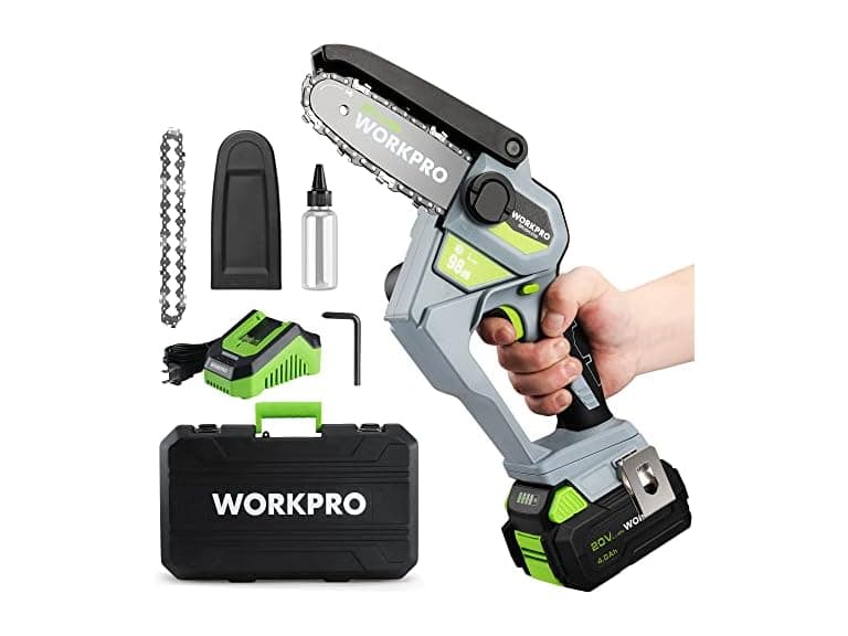 WORKPRO 6.3 Inch Mini Chainsaw Kit, 20V - Image 1
