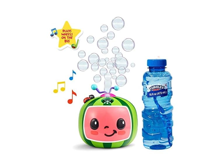 Little Kids CoComelon NO Spill Musical Bubble Machine - Image 1