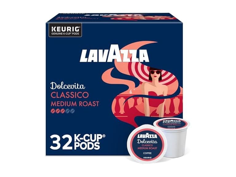 32ct Lavazza Dolcevita Classico, Single-Serve KCups - Image 1