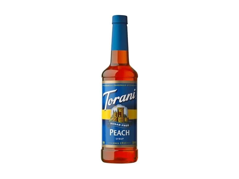 1CT Torani Sugar Free Syrup, Peach, 25.4 Ounce - Image 1