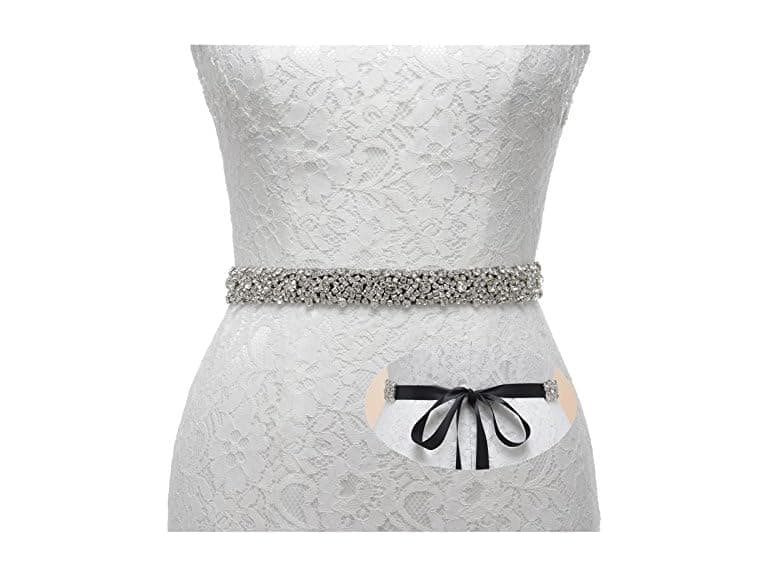 Sweetv Women Remedios Rhinestone Dress Black - Image 1