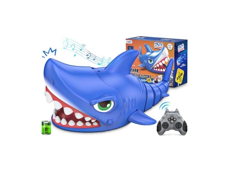 RC Shark Robot Toy w/ Biting & Swimming - Image 1