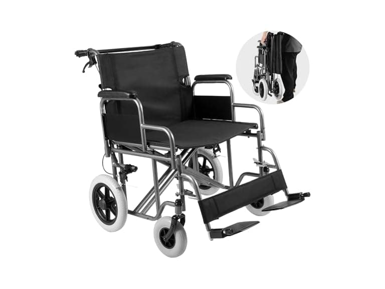 VEVOR Wheelchair, Carbon Steel - Image 1