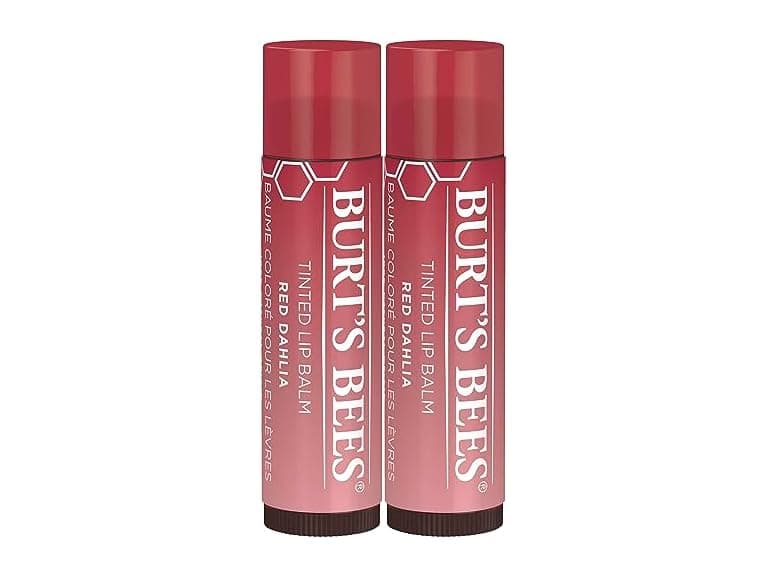 2-Pack Burts Bees Lip Balm, Red Dahlia - Image 1