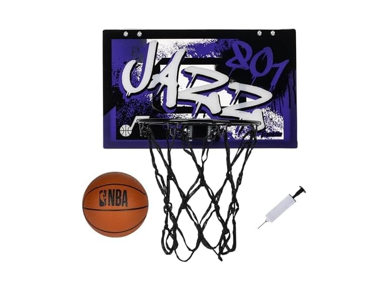 Franklin Sports NBA Utah Jazz Over The Door Basketball Hoop - Image 1