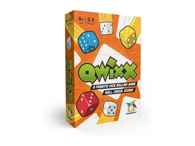 Gamewright Qwixx Fast Family Dice Game Quick 15 - Image 1