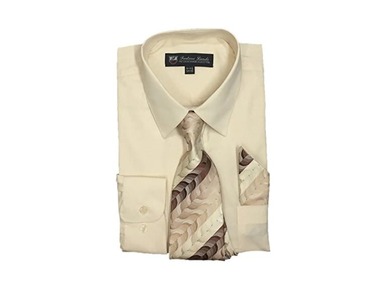 Fortino Landi Men (18.5 34-35) Long Sleeve Shirt - Image 1