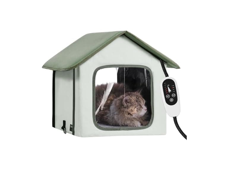 VEVOR Small Heated Cat House - Image 1