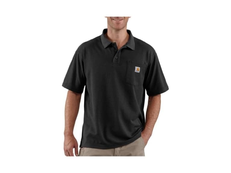 Carhartt Men Small Loose Midweight Pocket Polo - Image 1