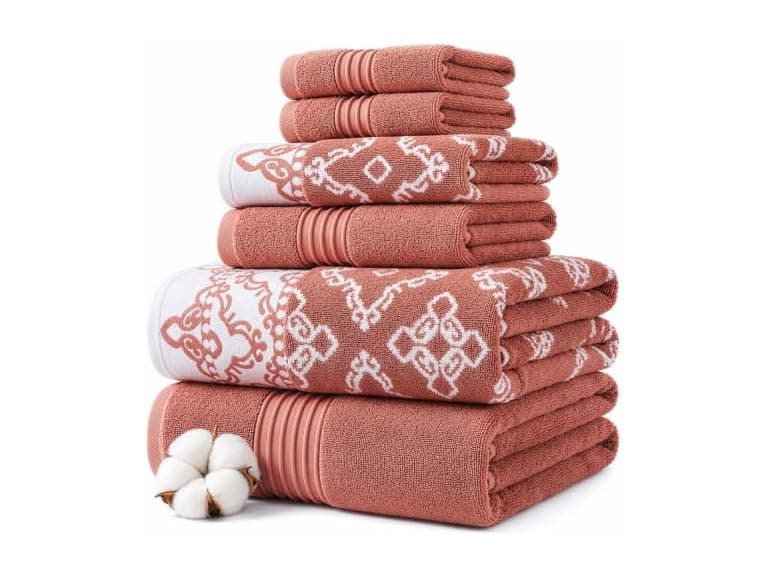 Modern Threads Charlize 6-Piece 100% Cotton Towel Set - Image 1