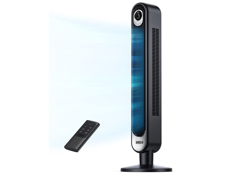 DREO Tower Fan for Bedroom, Upgraded 20dB Quiet Fans - Image 1