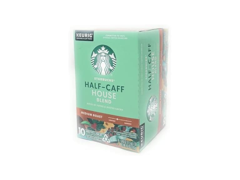 Starbucks Half Caff – 10ct K-Cup - Image 1