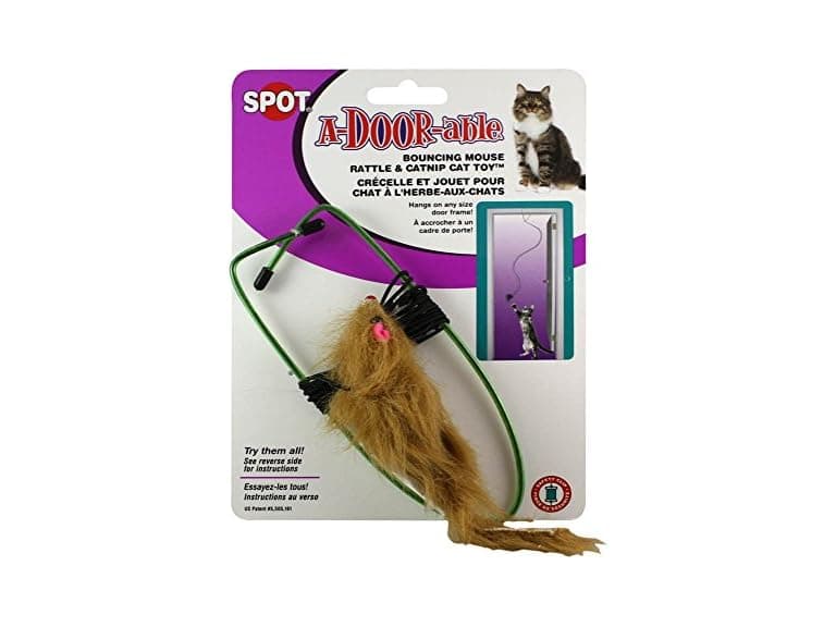 SPOT A-Door-Able Bouncing Mouse Rattle Toy - Image 1