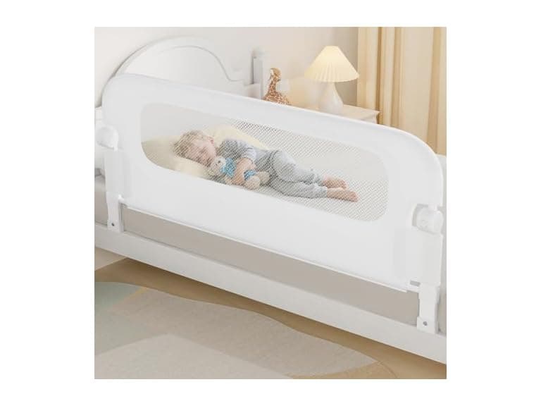 NUTIKAS 59in Baby Bed Rail Guard Toddler - Image 1