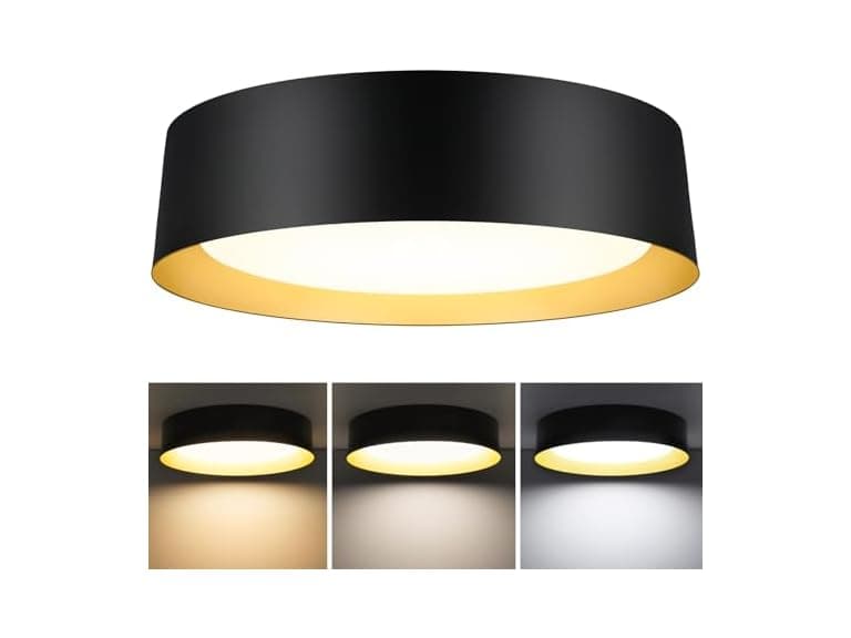 BrightHome 16in Flush Mount LED Ceiling Light, 30W - Image 1