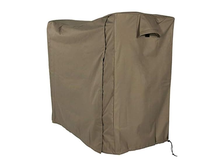 Sunnydaze 4-Foot Firewood Log Rack Cover with PVC Backing - Image 1