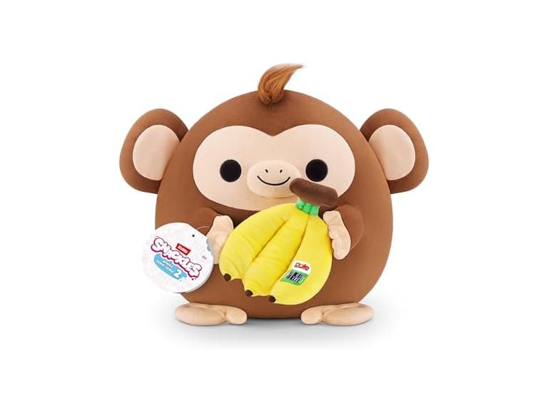 Snackles Series 2 Monkey & Dole 16" Plush - Image 1