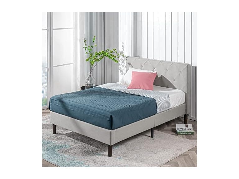 Zinus Shalini Upholstered Platform Bed Frame - Image 1